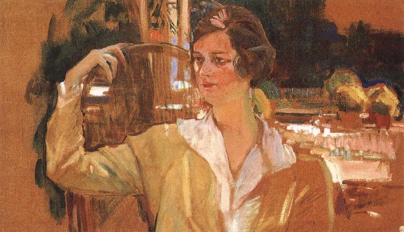 Joaquin Sorolla Mrs. Ayala oil painting image